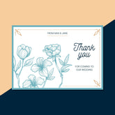 Plantable Blue Bells Thank You Card